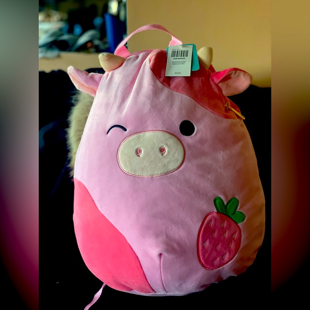 Reshma Squishmallow Cow Backpack (BNWT from the US)